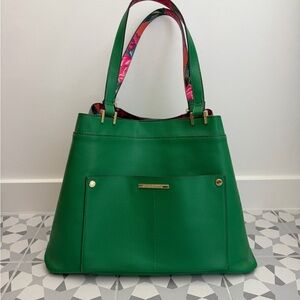 Steve Madden Tote Bag with Floral-Trim Handles